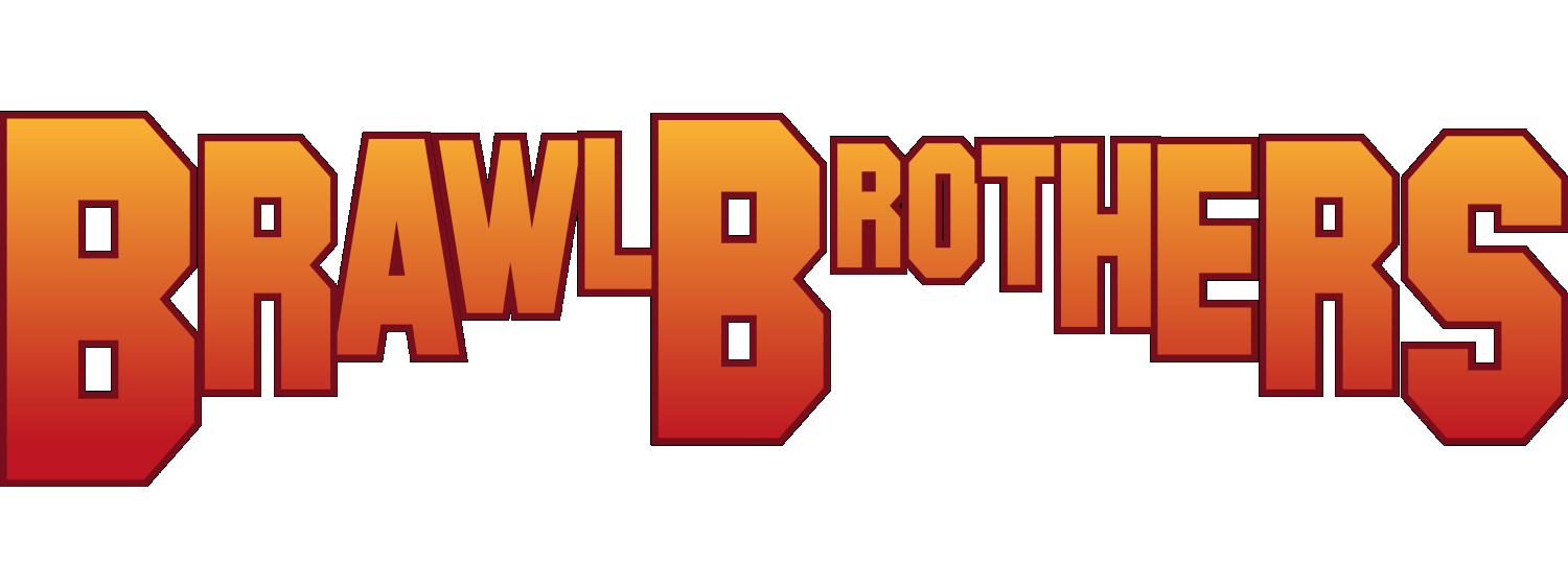 Brawl Brothers logo for Super Nintendo